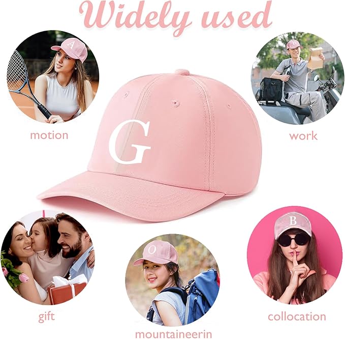 Baseball Cap with Init ial Vintage Adjustable Sunflower Letter Sun Hat Fishing Hats,2025 Retirement Hat Giftss for Women Men